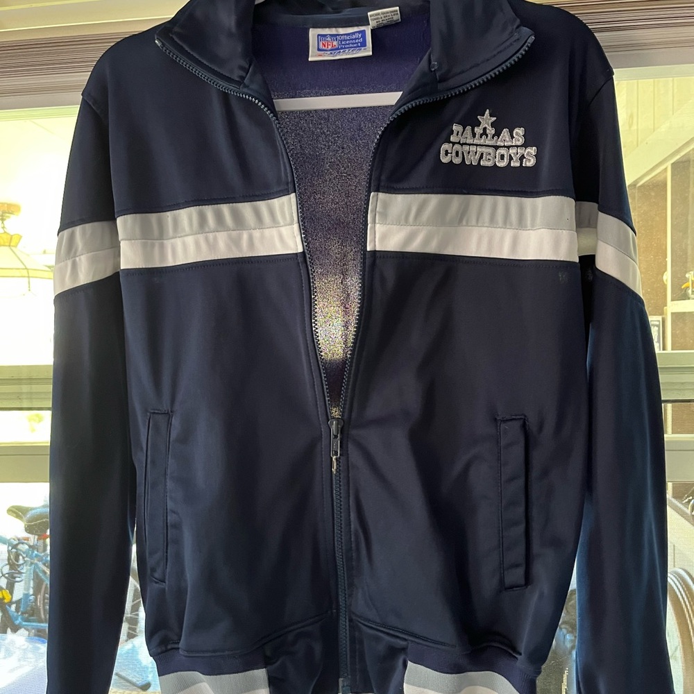Vintage Dallas Cowboys Starter Jacket & Collar Shirt Boys NFL Football